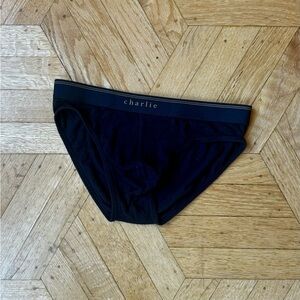 Charlie by MZ Cashmere Brief, Navy